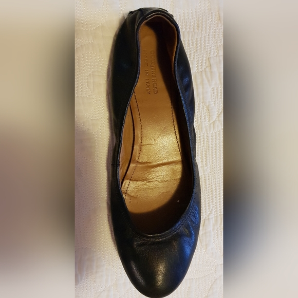 Country Road Vero Cuoio leather black ballet flats - Picture 6 of 9